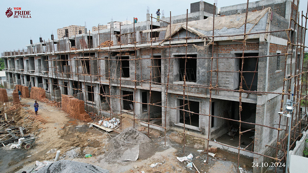  pride de villa Pride De Villa Construction Status Oct 24