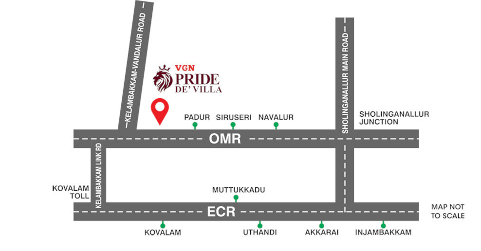  pride de villa Location Plan