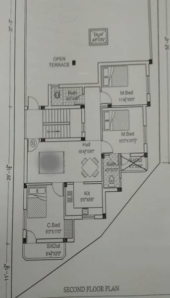  moon Svastik Moon Cluster Plan For 2nd Floor