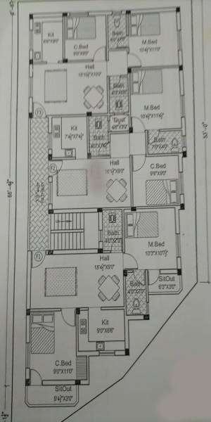  moon Svastik Moon Typical Cluster Plan