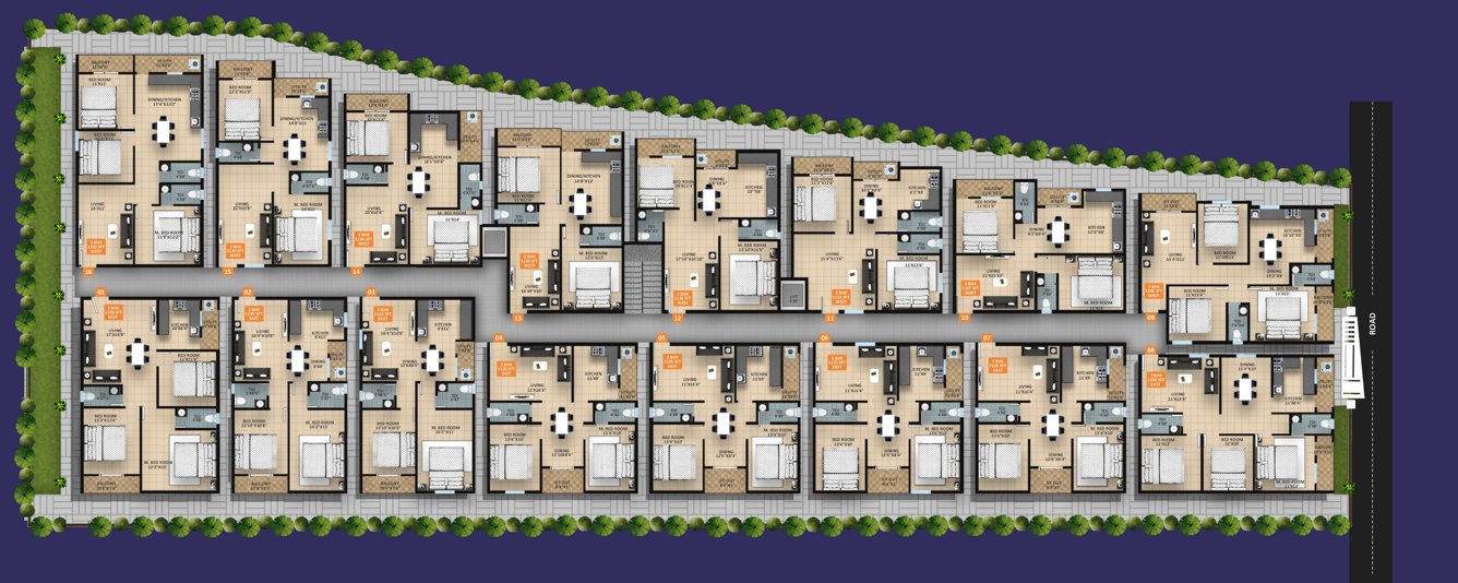  emerald Emerald Cluster Plan For Typical Floor Plan