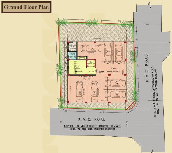  indramukul-residency Sun Indramukul Residency Ground Cluster Plan