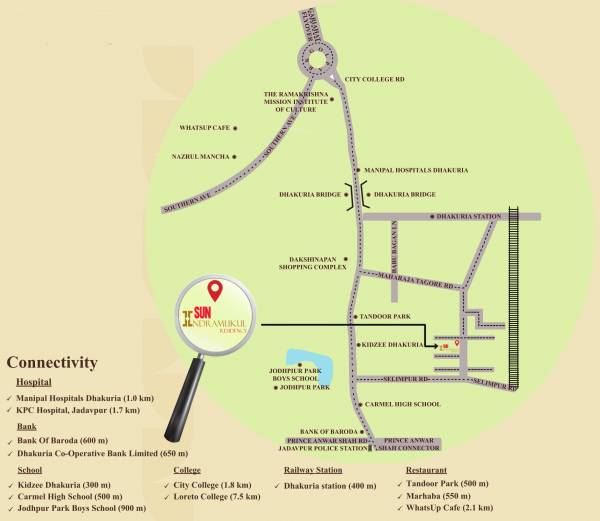  indramukul-residency Location Plan