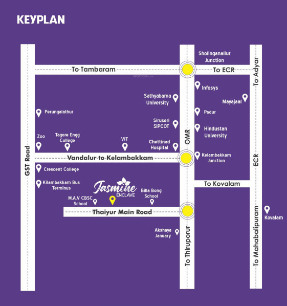  crystal jasmine enclave Location Plan