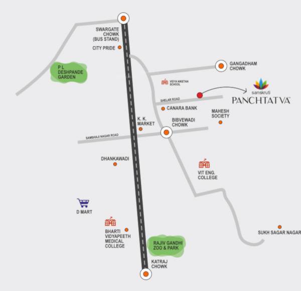  sanskruti-panchtatva Location Plan