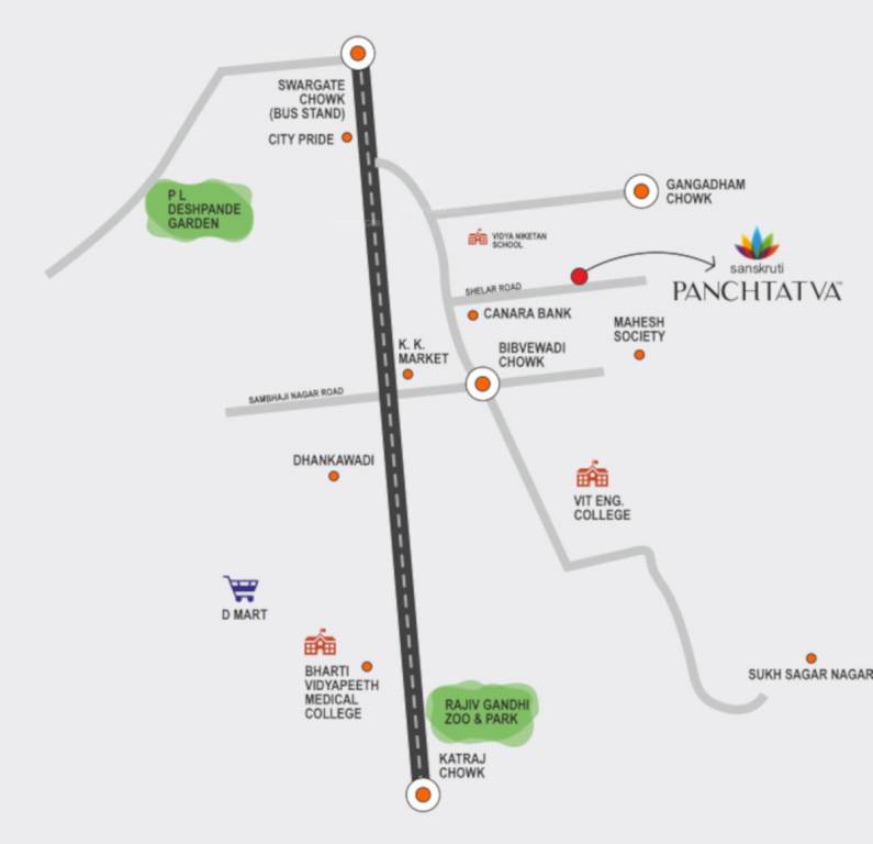  sanskruti panchtatva Location Plan