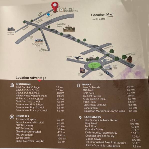  anand-residency Location Plan
