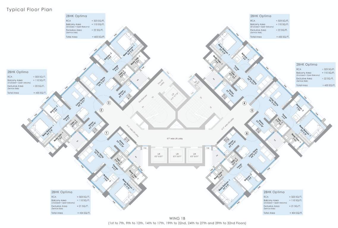  lunaris 1 callisto Raheja Lunaris 1   Callisto approved as Raheja Lunaris Wing 4B Cluster Plan