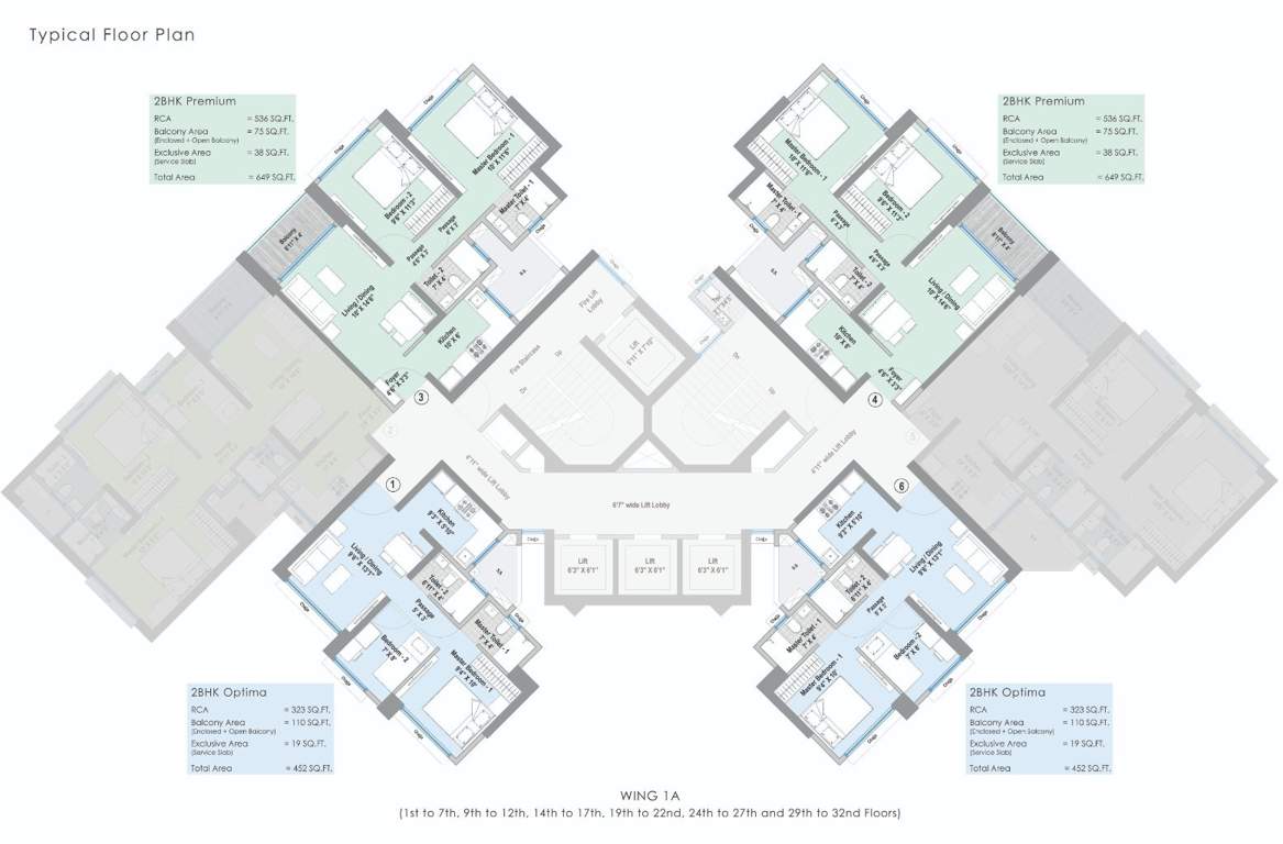  lunaris 1 callisto Raheja Lunaris 1   Callisto approved as Raheja Lunaris Wing 4B Cluster Plan