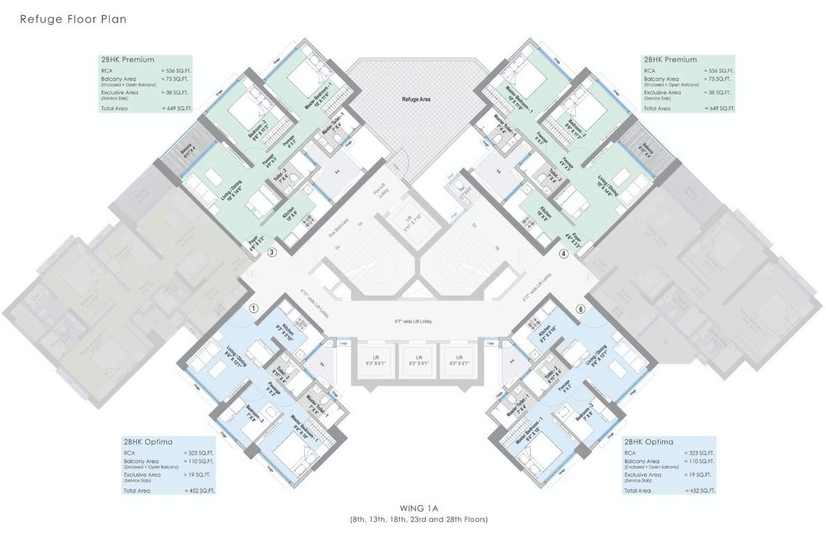  lunaris 1 callisto Raheja Lunaris 1   Callisto approved as Raheja Lunaris Wing 4B Cluster Plan