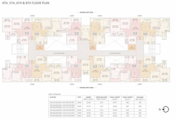  basil-chandrakant- Basil Chandrakant Cluster Plan From 4th To 8th Floor