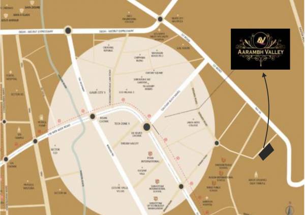 Location Plan aarambh-valley Location Plan