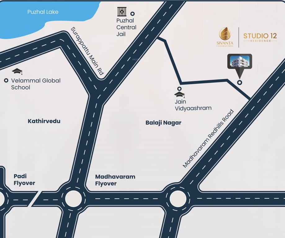  studio 12 residence Location Plan