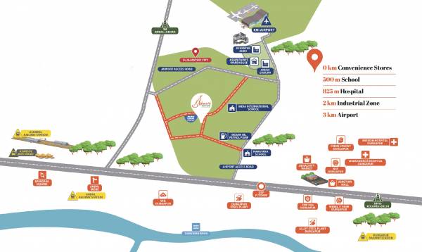 Location Plan ashavari-estate-ii Location Plan