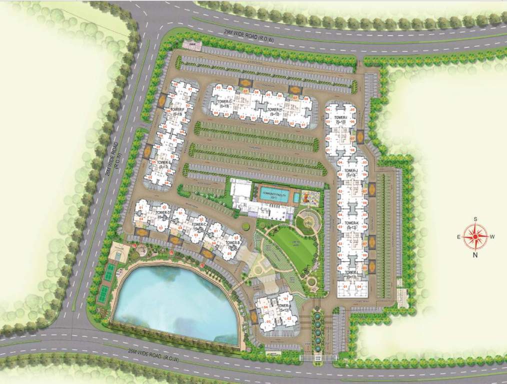  ashavari estate  Layout Plan