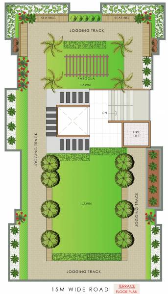  shiv-ganesh Shiv Ganesh Cluster Plan for Terrace Floor