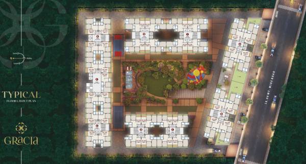  gracia Block A To I Typical Cluster Plan