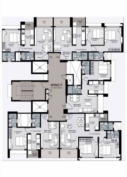  park F Wing Cluster Plan