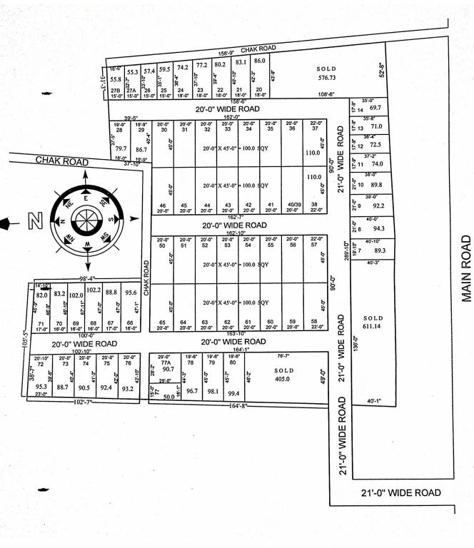  gokul villas Layout Plan