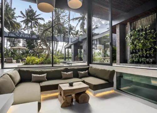 Living Area palm-villas Living Area