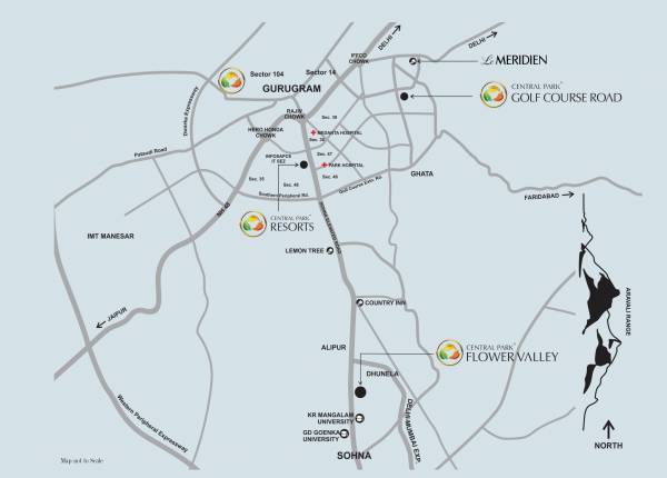  bignonia-towers Location Plan