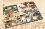  aakhay Block A Cluster Plan For Typical Floor Plan 3D