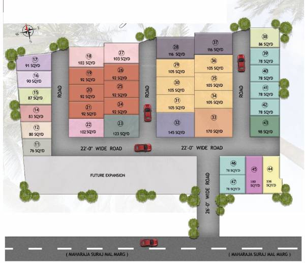 Layout Plan palm-villa Layout Plan