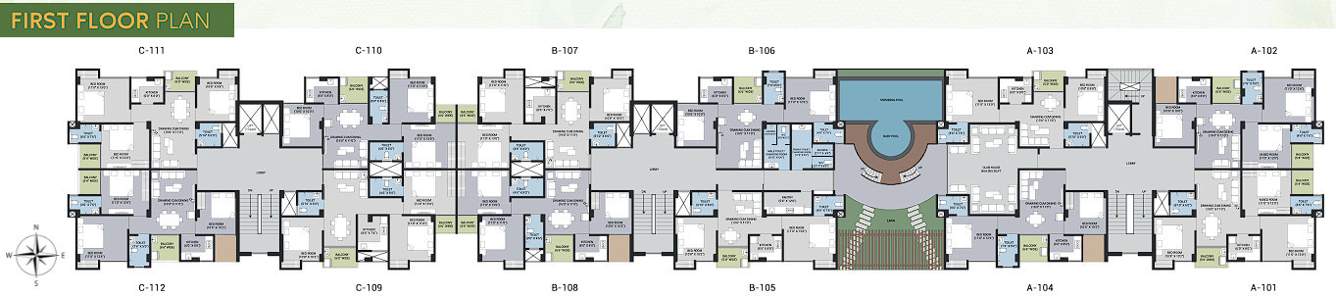  achyut meadows Achyut Meadows Cluster Plan
