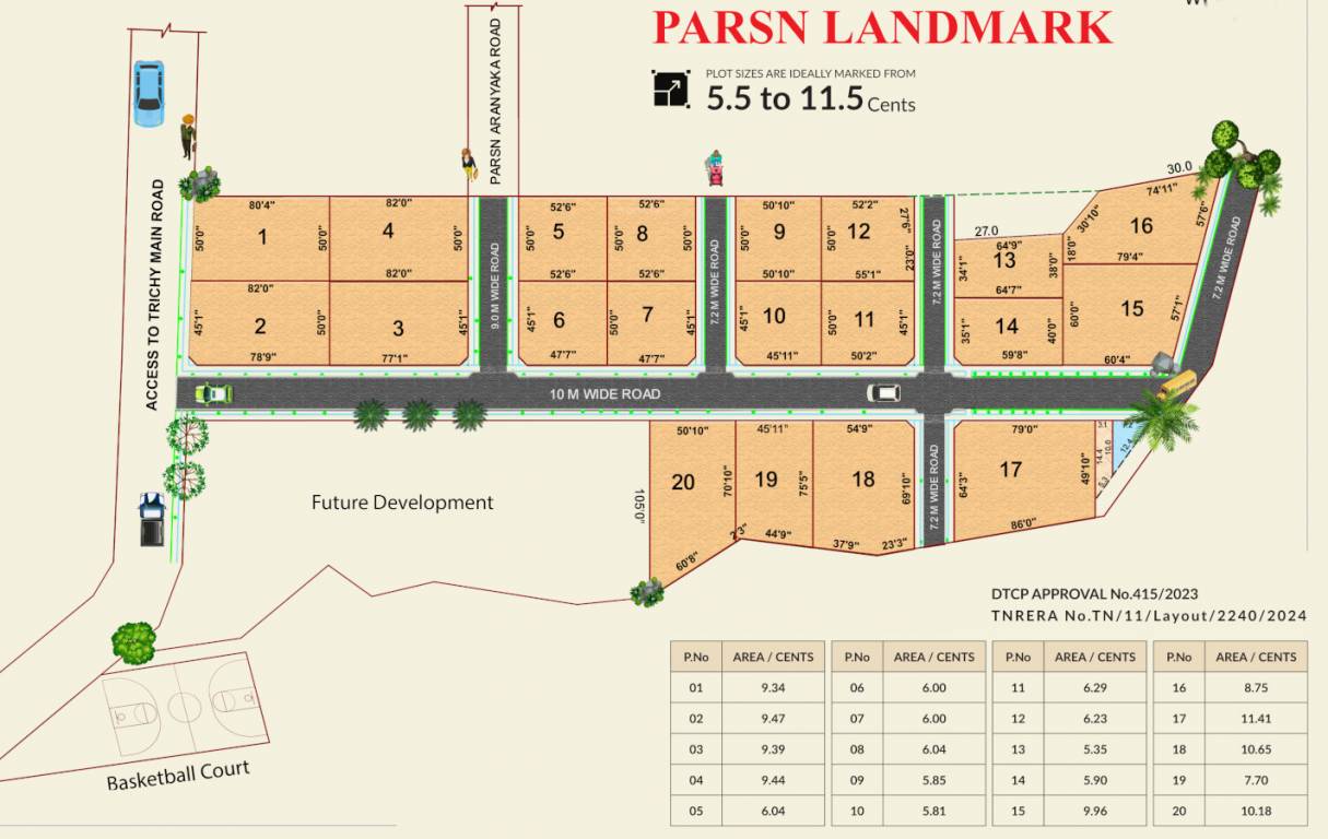 landmark Layout Plan