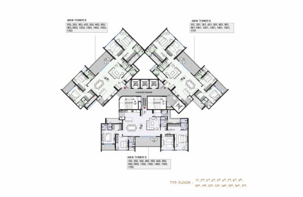  m-soul-strings-wing-b M Soul Strings Wing B Cluster Plan From 1st To 17th Floor