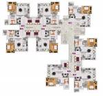 Block B Cluster Plan For Typical Floor Plan  vaishno-sai-sarovar-lilly Block B Cluster Plan For Typical Floor Plan