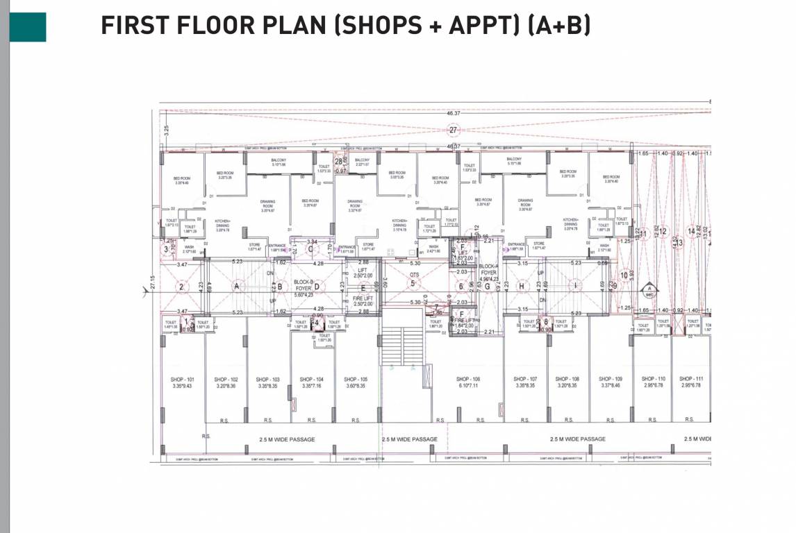  opera melody Block A Cluster Plan
