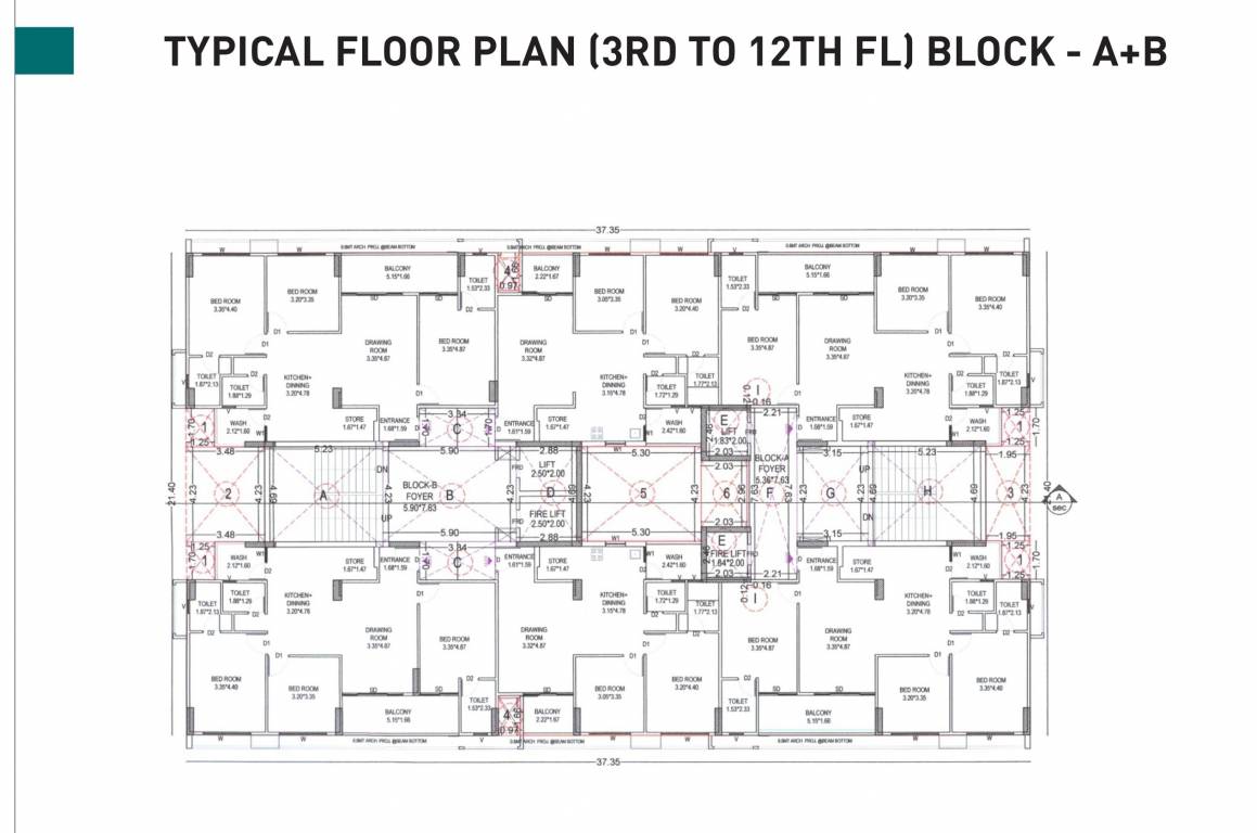  opera melody Block B Cluster Plan