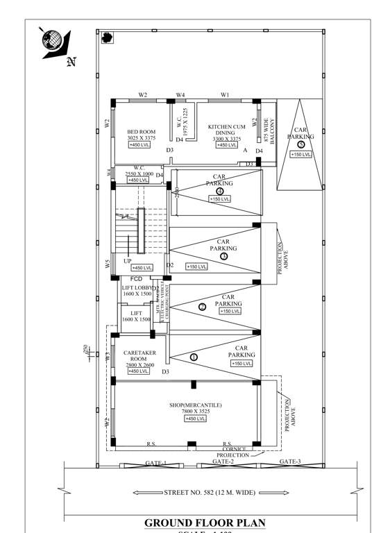  tirupati niwas Tirupati Niwas Cluster Plan for ground Floor