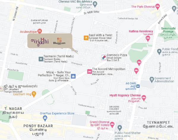  vriddhi Location Plan