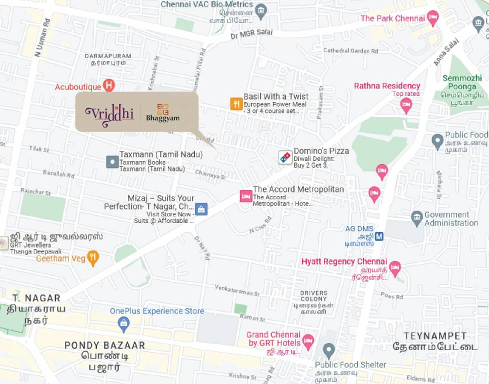  vriddhi Location Plan