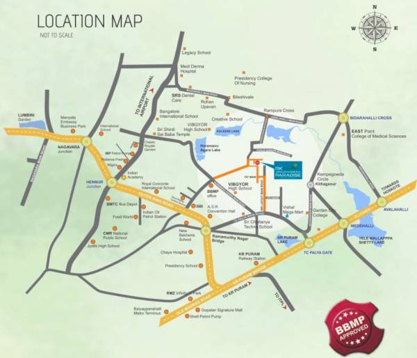  venkatakrishna-paradise Location Plan