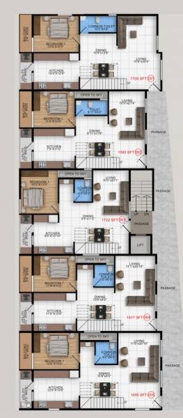  passion-homes Passion Homes Cluster Plan Lower Duplex Plan
