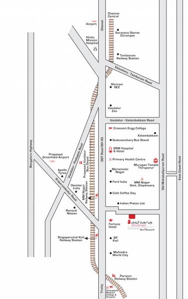  ashiana-shubham Location Plan
