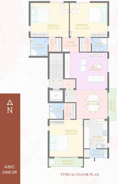  kasthurivanam Kasthurivanam Typical Cluster Plan