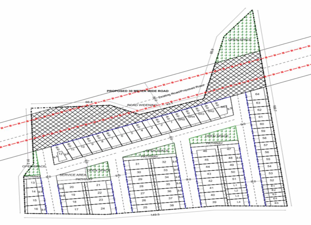 omega hills Layout Plan