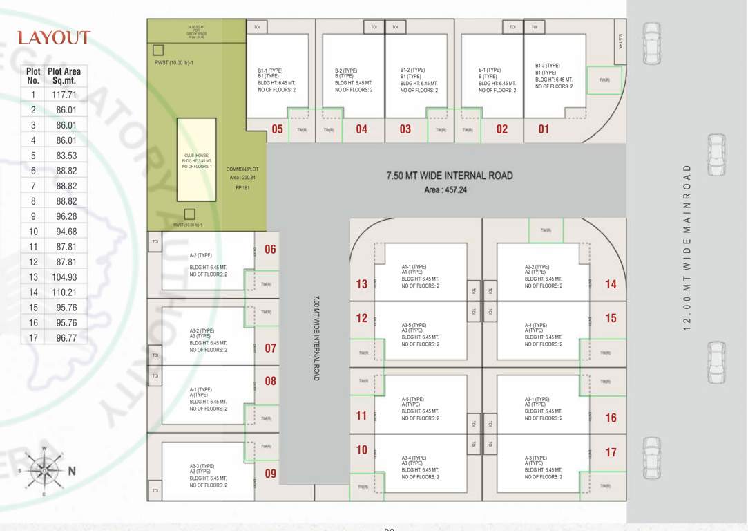  pearl elegance Layout Plan