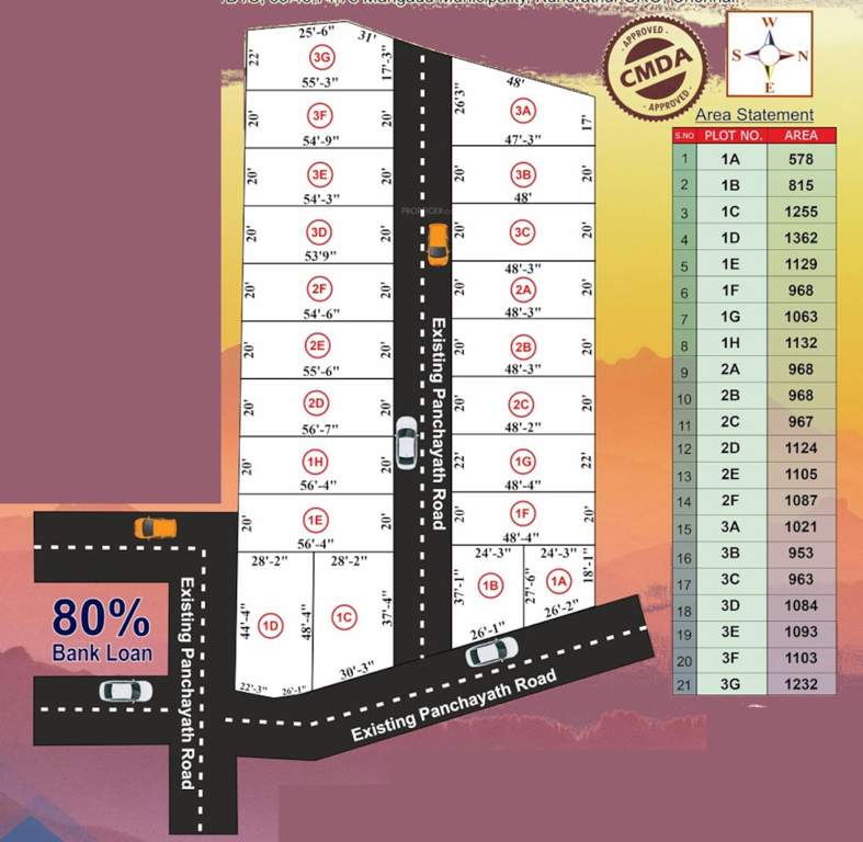  venus park Layout Plan
