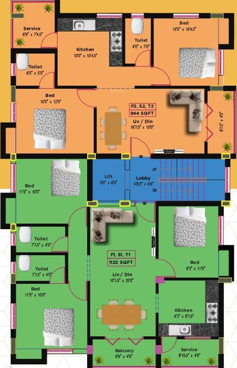  imperial block c Imperial Block C Cluster Plan From 1st To 3rd Floor
