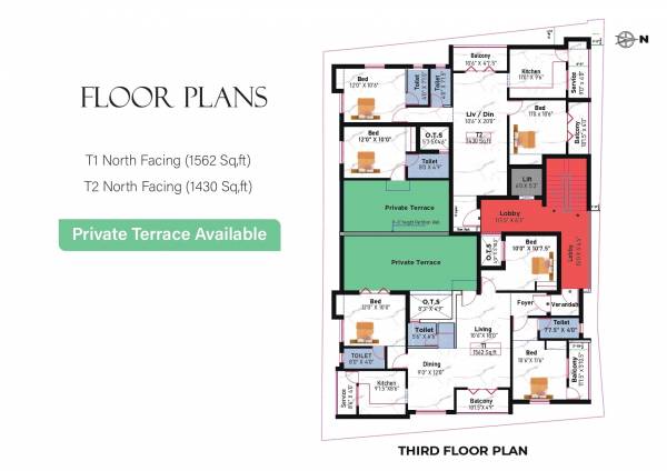  horizon Alankar Horizon Cluster Plan for 3rd Floor