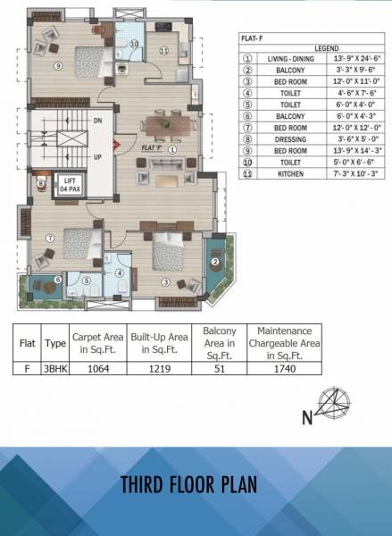  pushpak Verdant Pushpak Cluster Plan for 3rd Floor