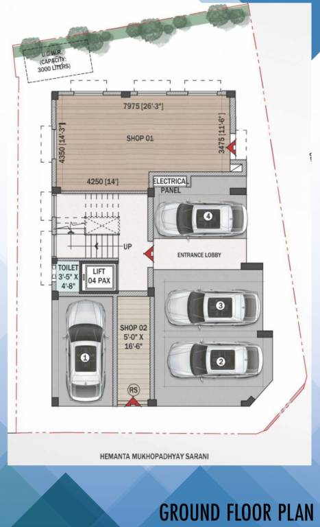  pushpak Verdant Pushpak Cluster Plan for ground Floor