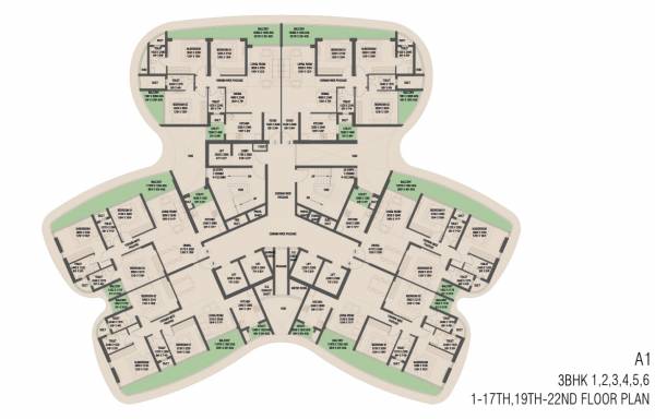 Tower 1 Cluster Plan codename-ibha Tower 1 Cluster Plan