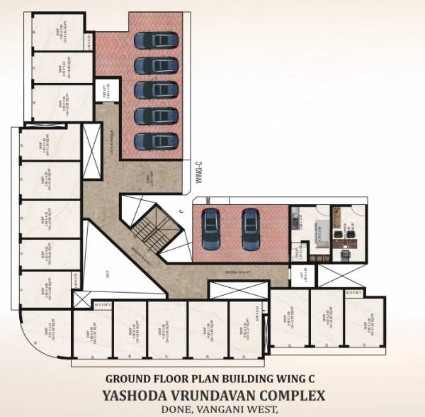  yashoda-vrundavan-complex-c-wing Building No 1 Wing C Cluster Plan