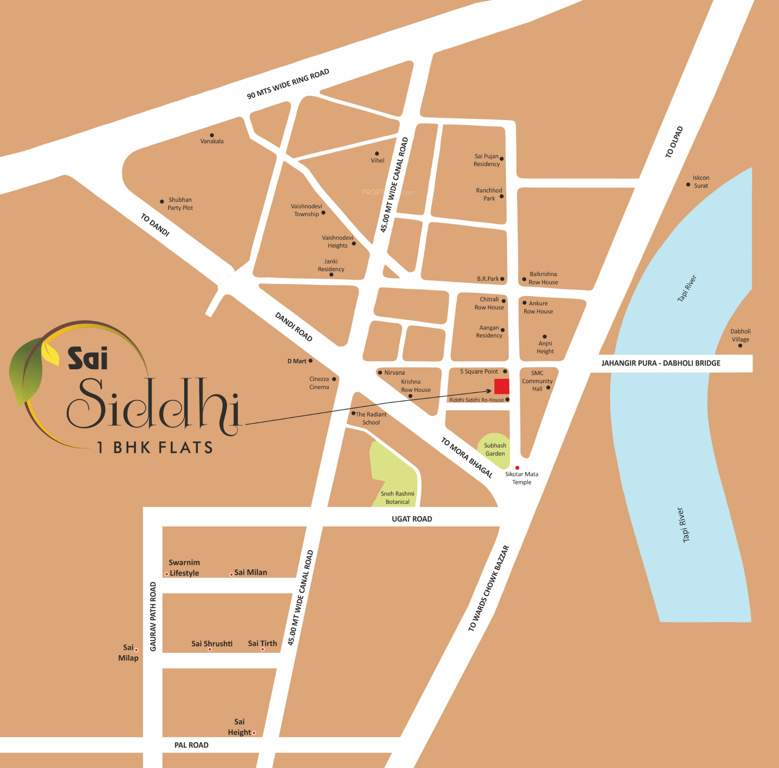  sai siddhi Location Plan